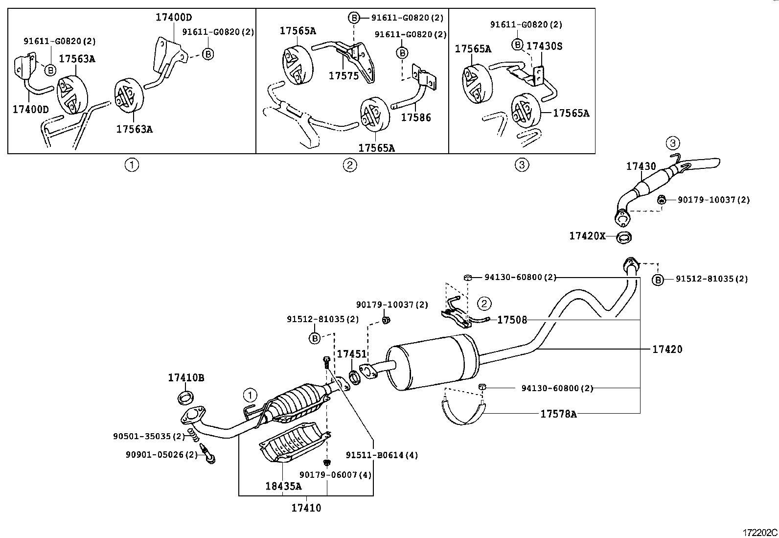17430-5B300 PIPE ASSY, EXHAUST, TAIL product image