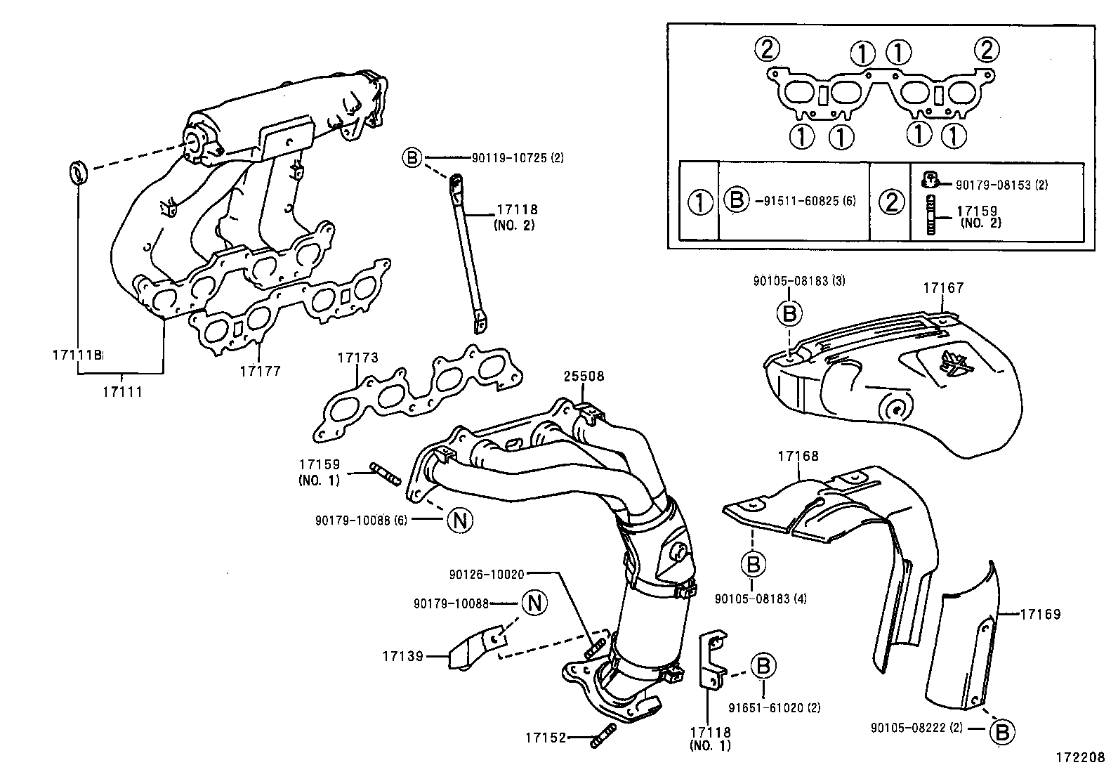 17101-0A010 MANIFOLD, INTAKE product image