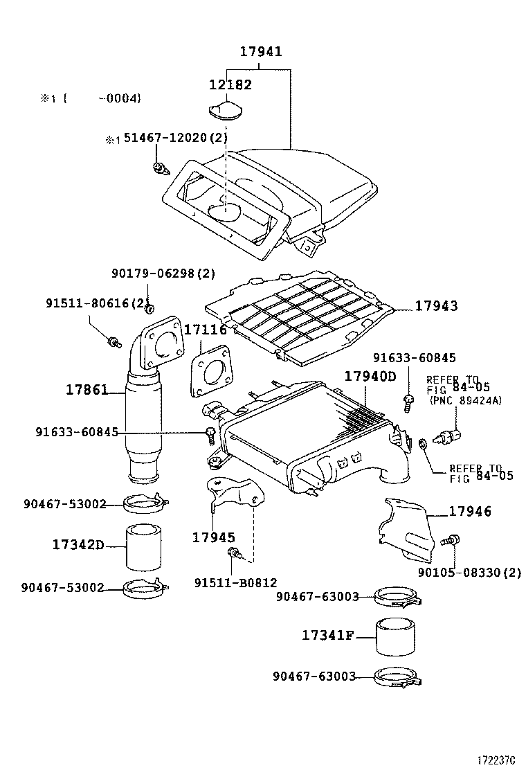 52812-26070 DUCT, COOL AIR INTAKE, NO.2 product image