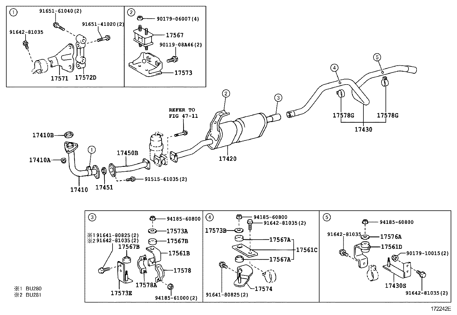 17430-5D270 PIPE ASSY, EXHAUST, TAIL product image