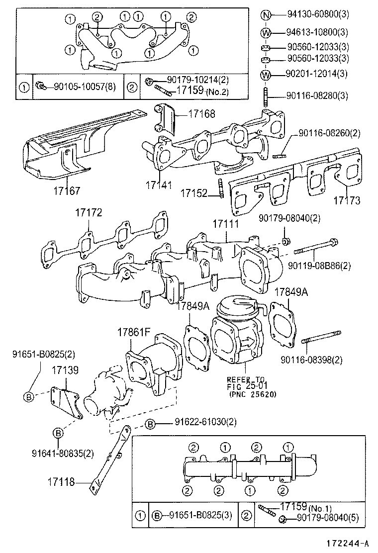 17111-58050 MANIFOLD, INTAKE product image