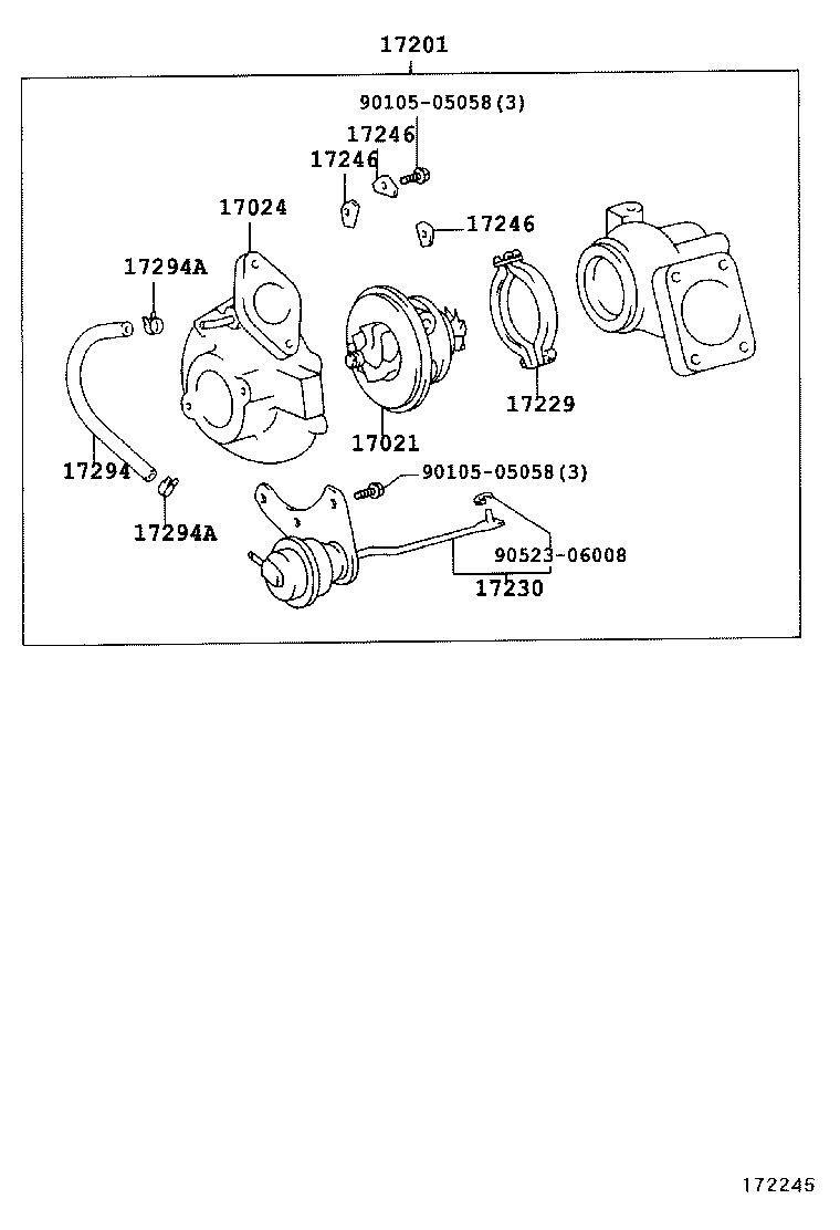 17111-78040 MANIFOLD, INTAKE product image