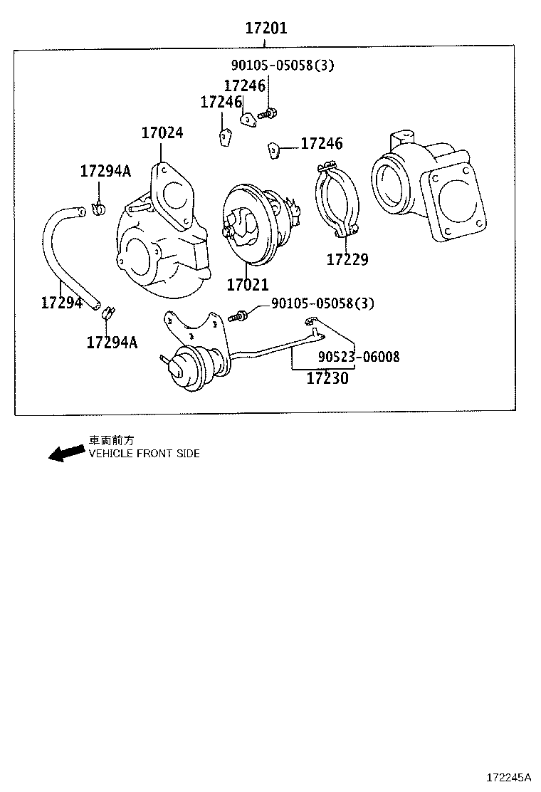 17111-78090 MANIFOLD, INTAKE product image