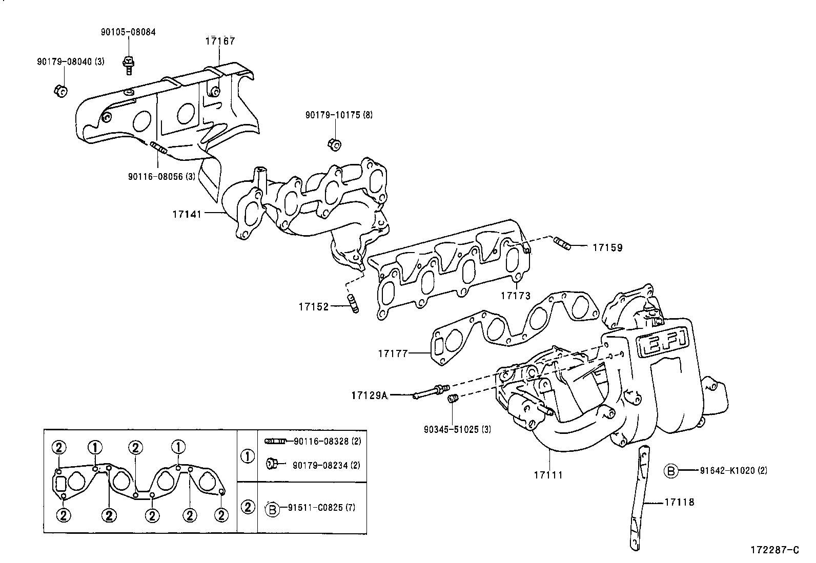 17111-05040 MANIFOLD, INTAKE product image