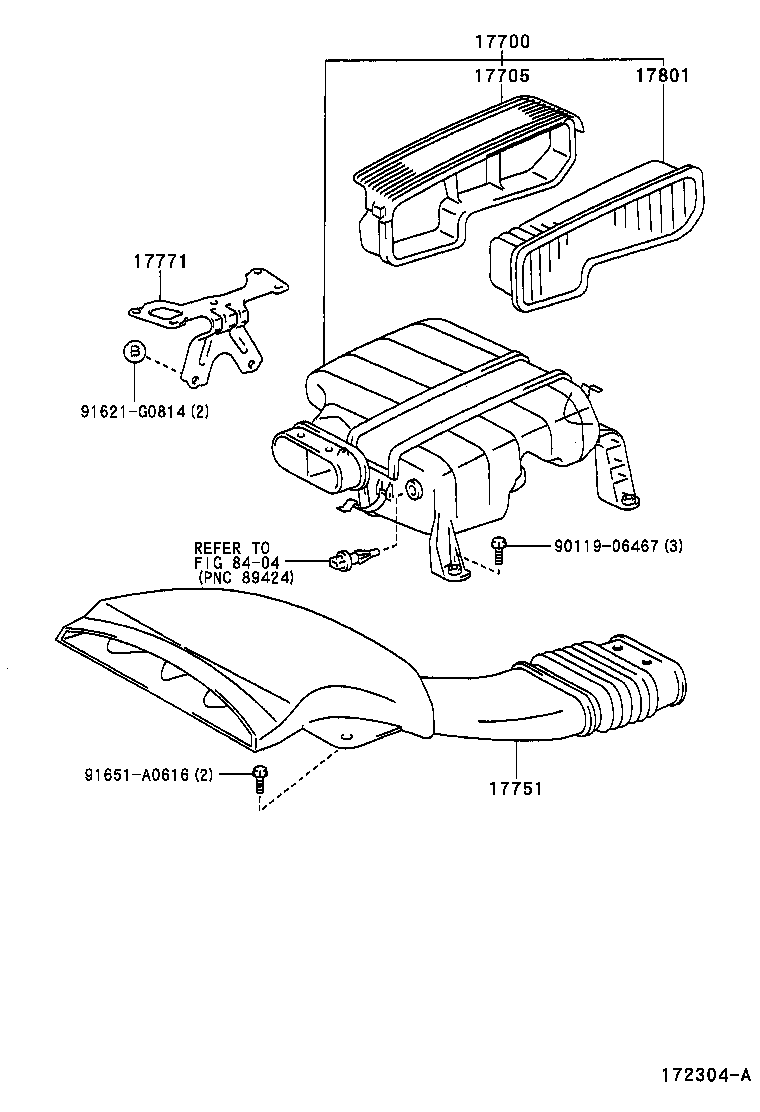 17700-46440 CLEANER ASSY, AIR product image
