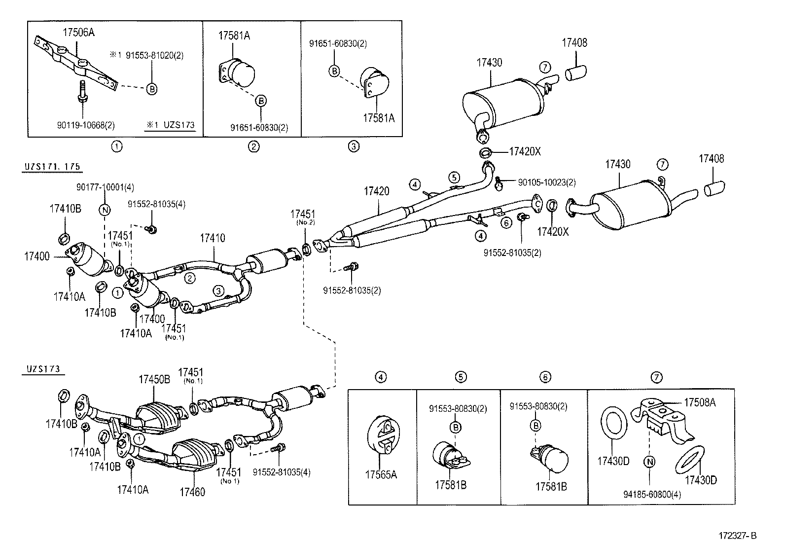17430-46510 PIPE ASSY, EXHAUST, TAIL product image