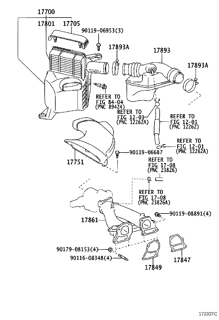 17700-46440 CLEANER ASSY, AIR product image
