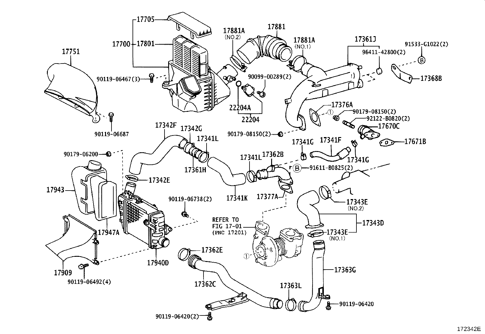 17700-46440 CLEANER ASSY, AIR product image