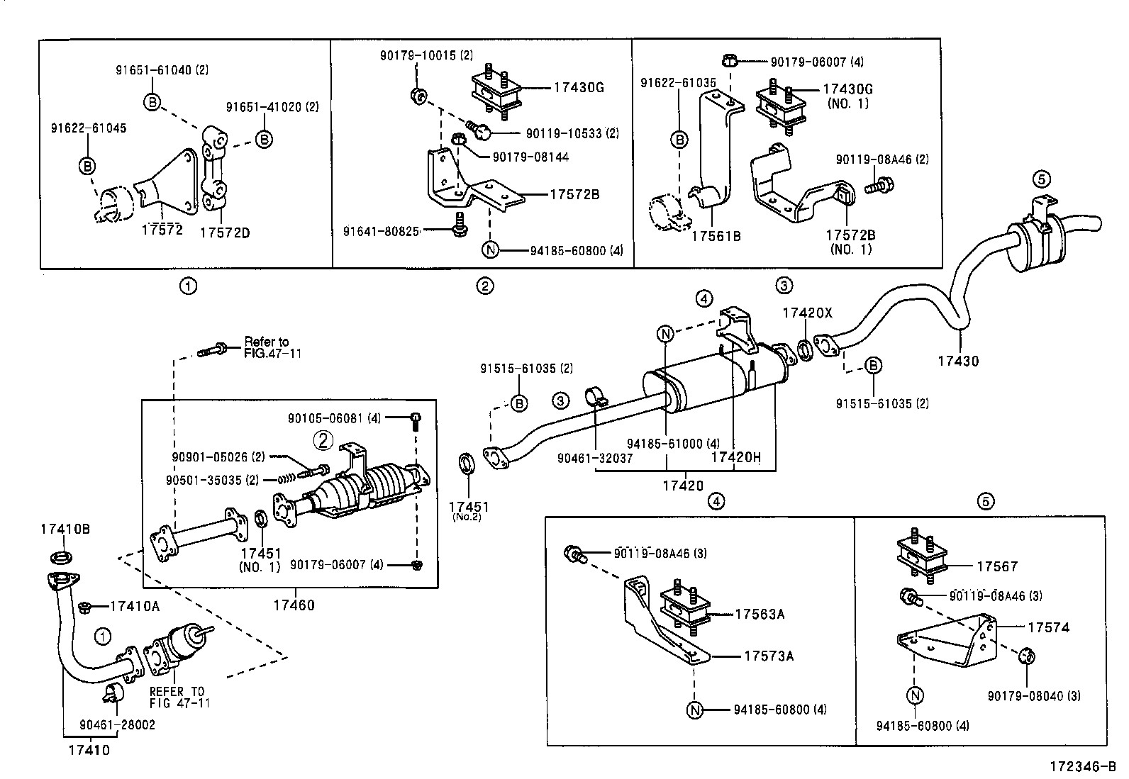 17430-58801 PIPE ASSY, EXHAUST, TAIL product image