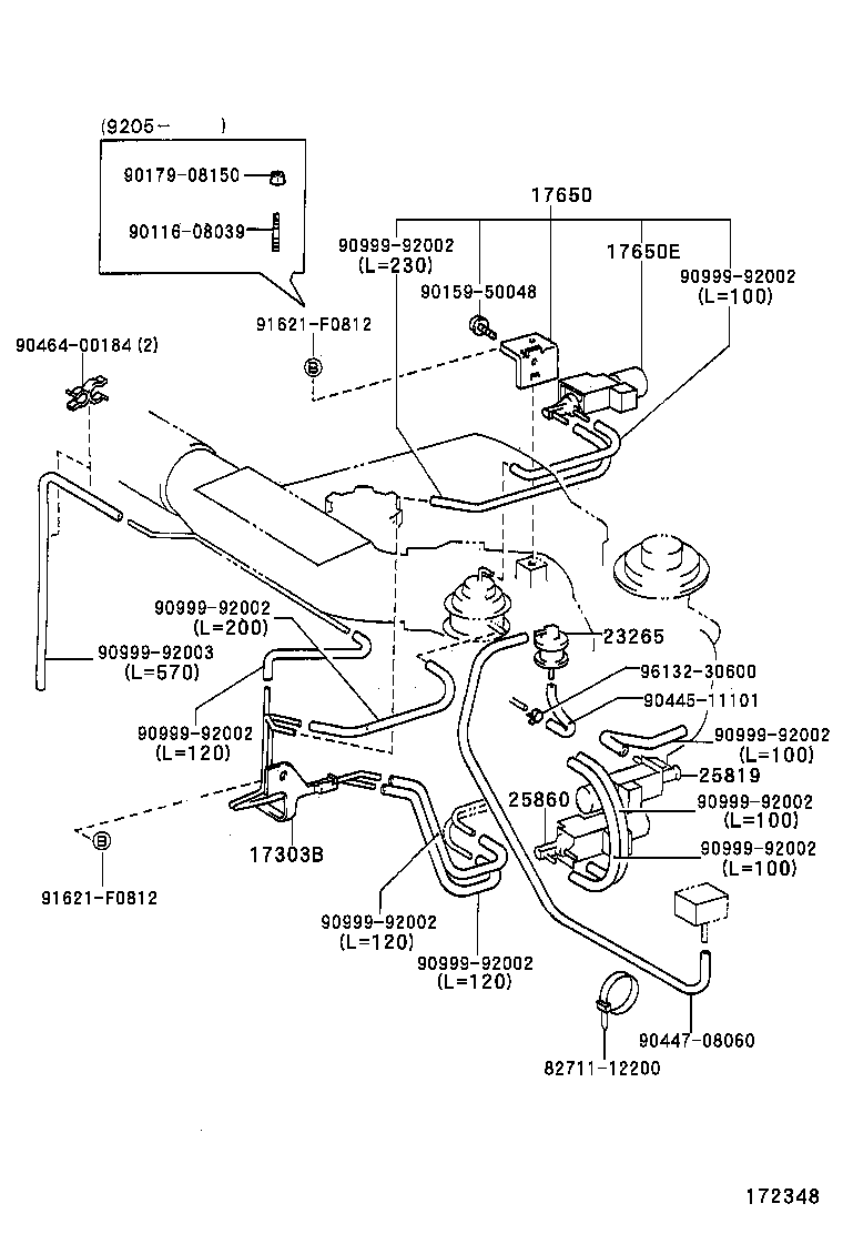 89470-60020 VALVE ASSY, VACUUM SWITCHING product image