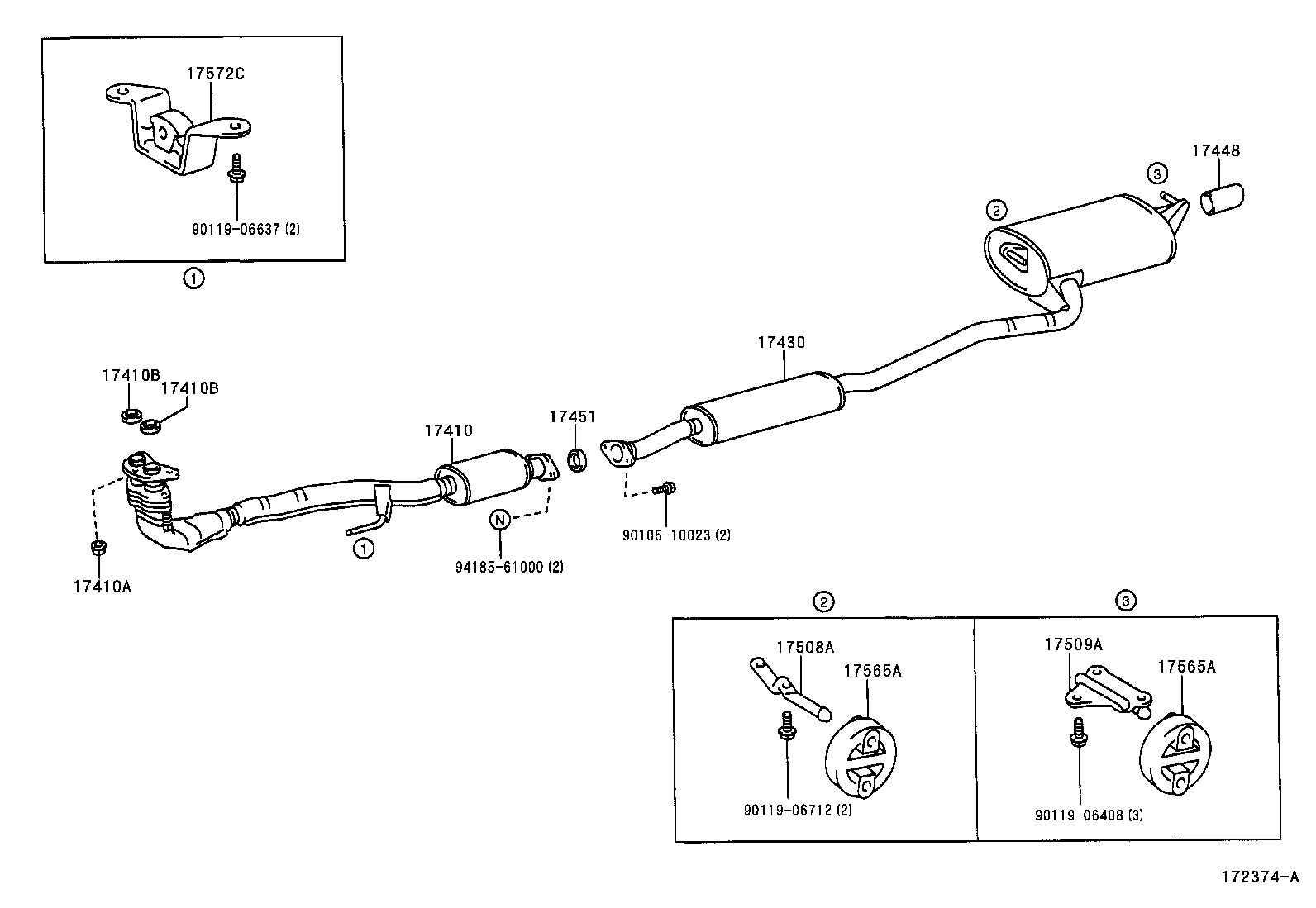 17430-1D100 PIPE ASSY, EXHAUST, TAIL product image