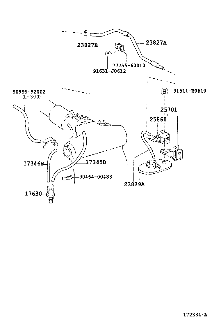 25860-75181 VALVE ASSY, VACUUM SWITCHING, NO.1 product image