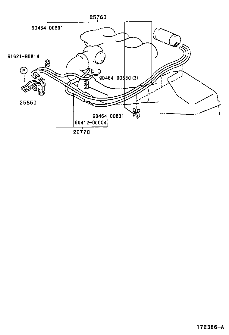 17302-11100 HOSE SUB-ASSY, AIR product image