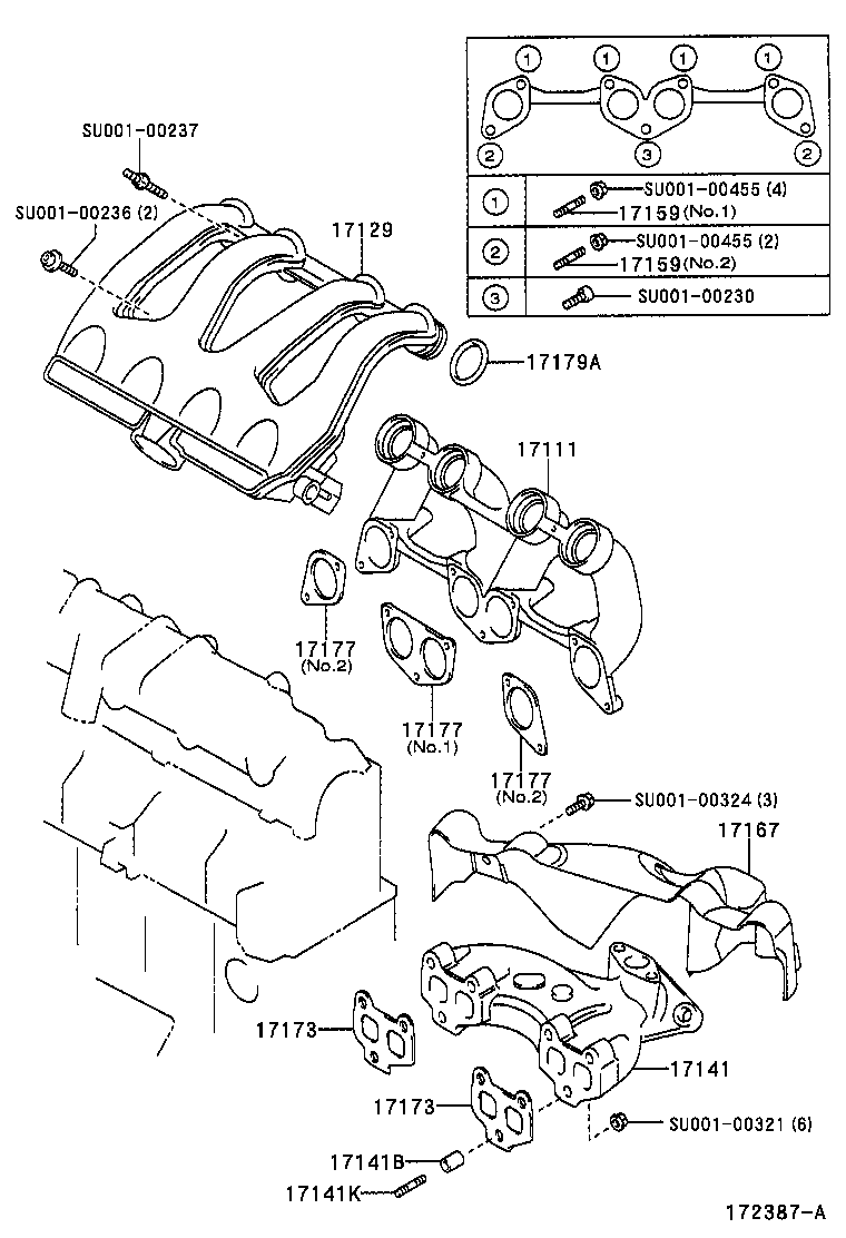 17101-02120 MANIFOLD, INTAKE product image