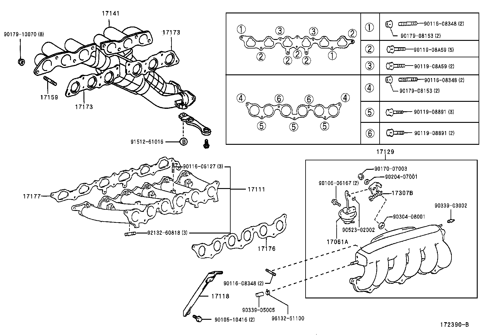 17101-46011 MANIFOLD, INTAKE product image