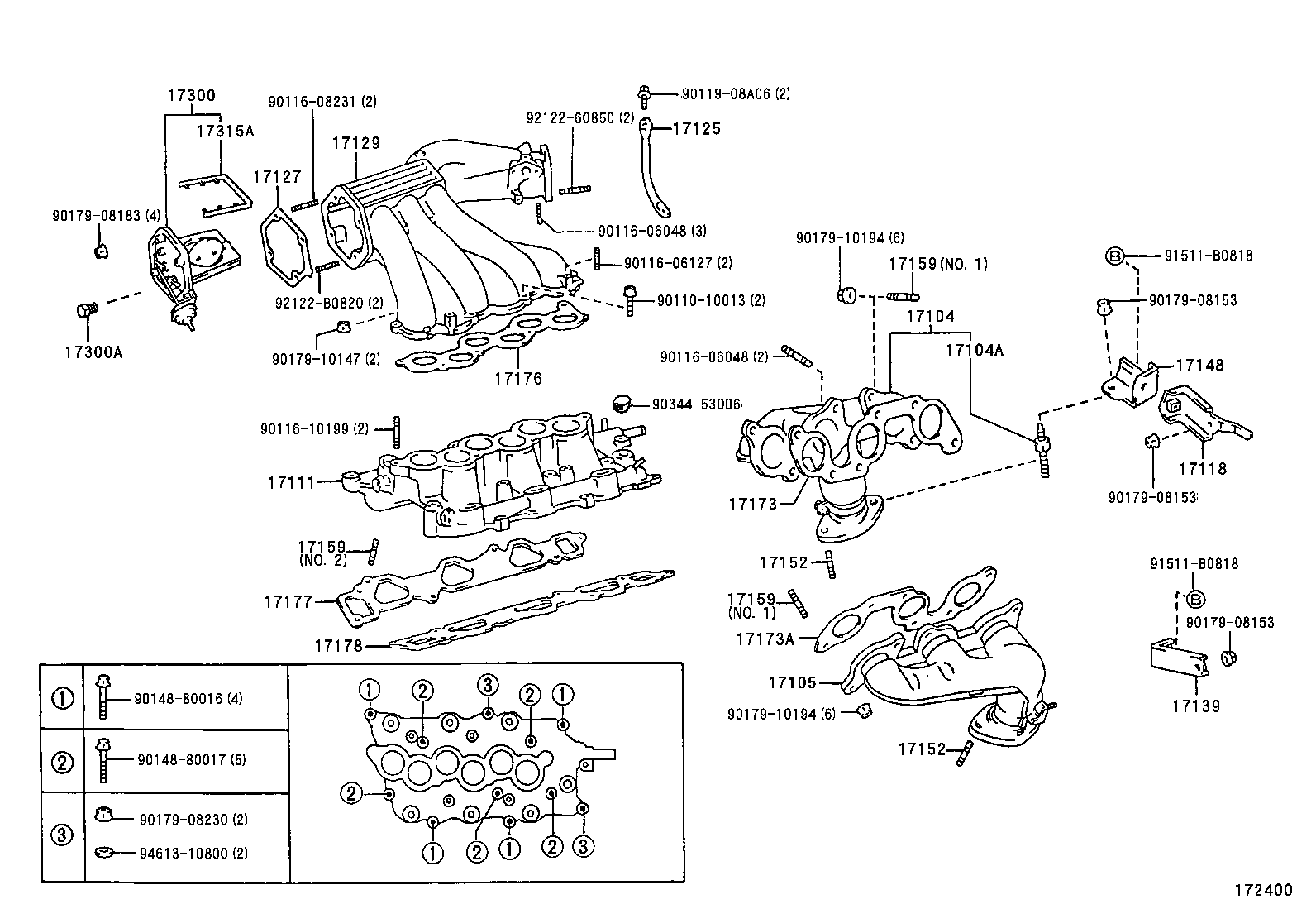 17101-0A010 MANIFOLD, INTAKE product image