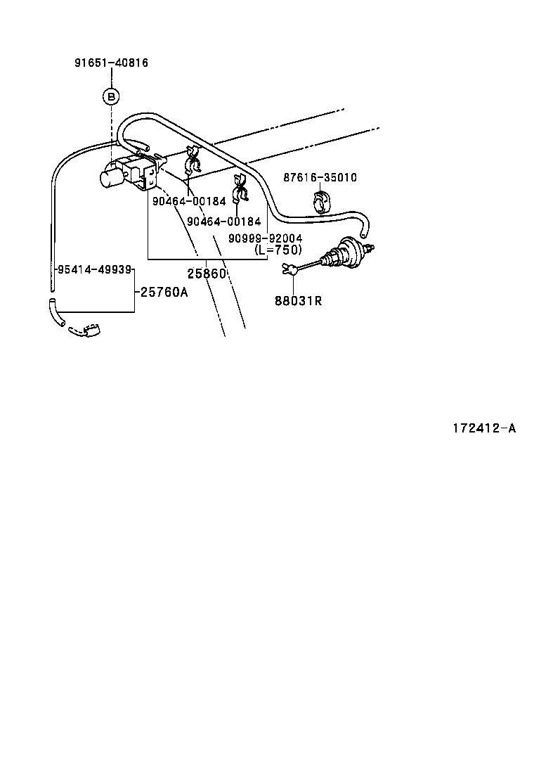 25860-54240 VALVE ASSY, VACUUM SWITCHING, NO.1 product image