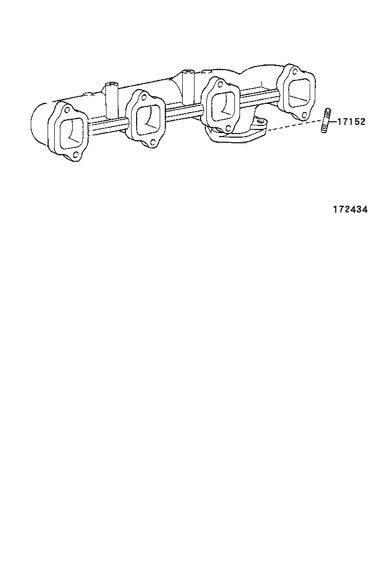 17111-17012 MANIFOLD, INTAKE product image