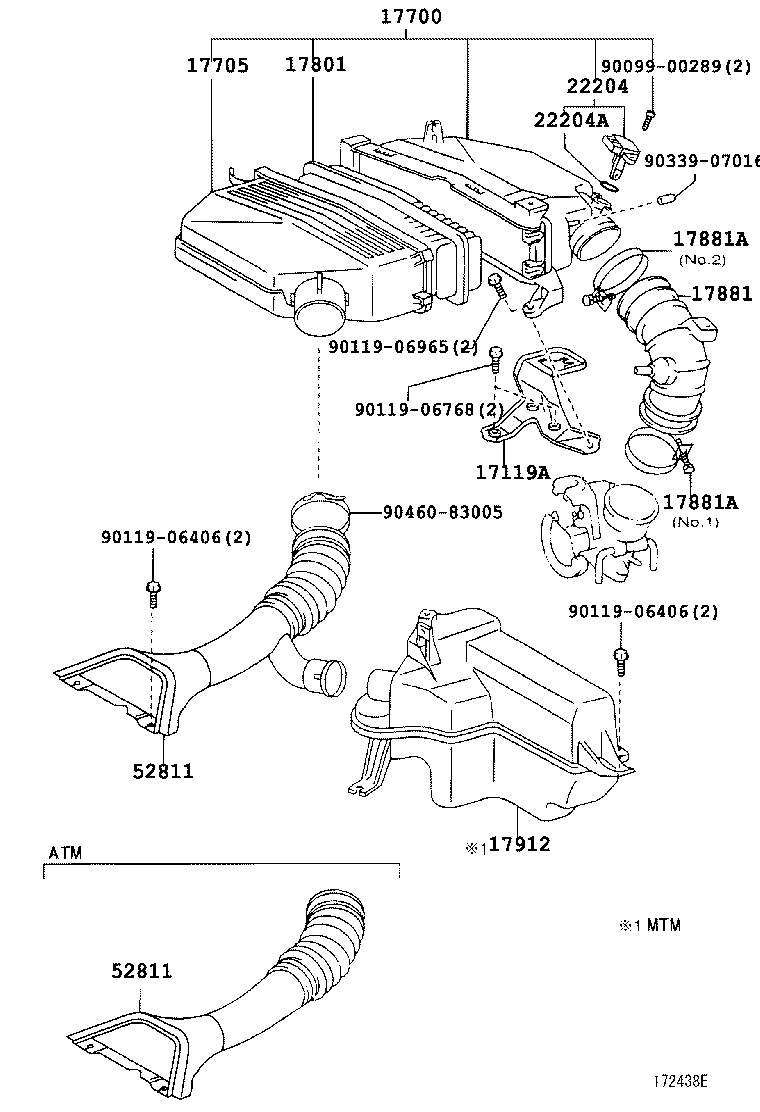 17700-28090 CLEANER ASSY, AIR product image