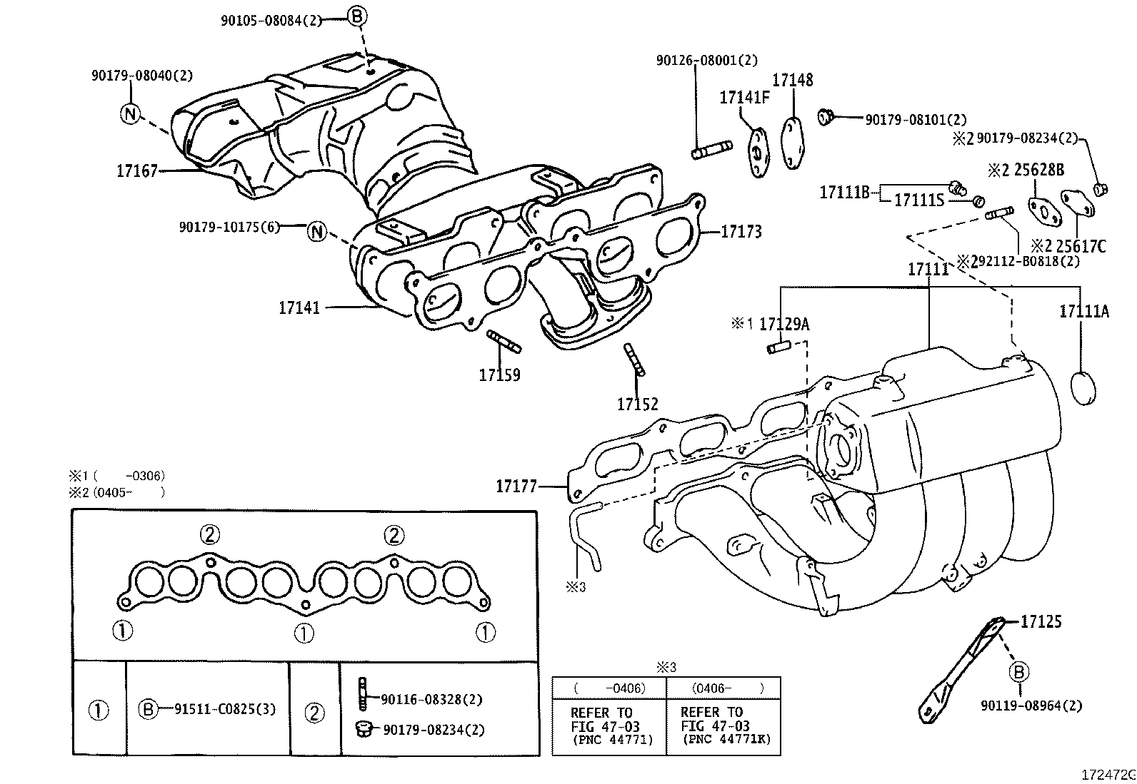 17455-78160 STAY, MANIFOLD product image