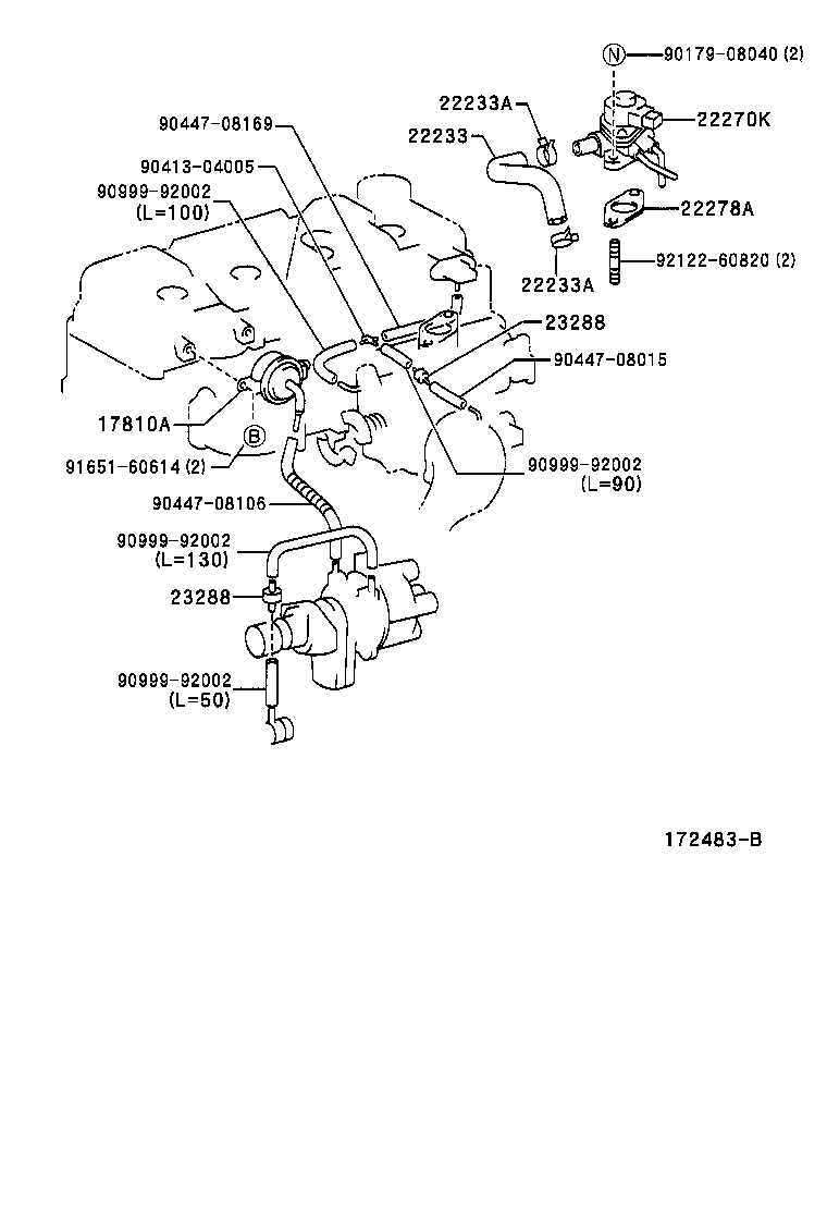 25860-75281 VALVE ASSY, VACUUM SWITCHING, NO.1 product image