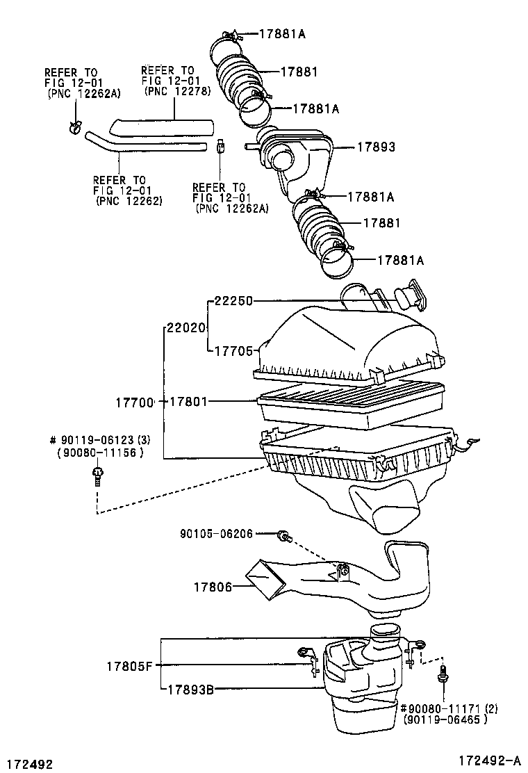 17705-0A180 CAP SUB-ASSY, AIR CLEANER product image