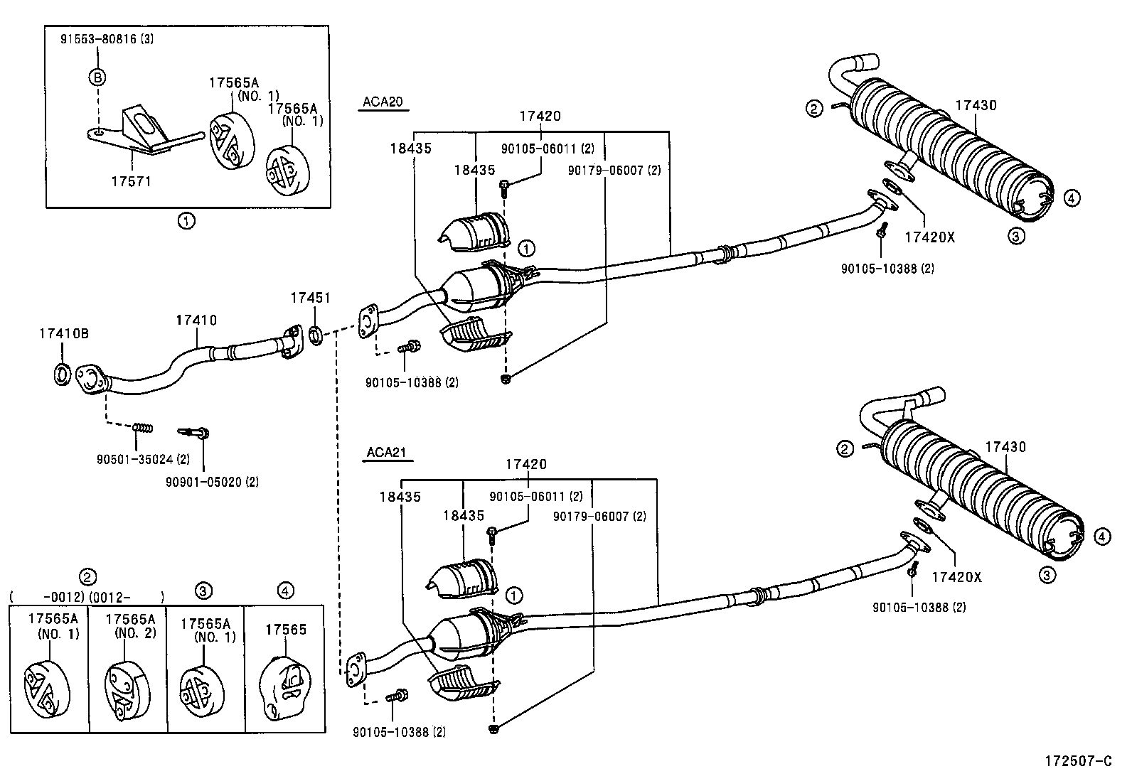 17430-28530 PIPE ASSY, EXHAUST, TAIL product image