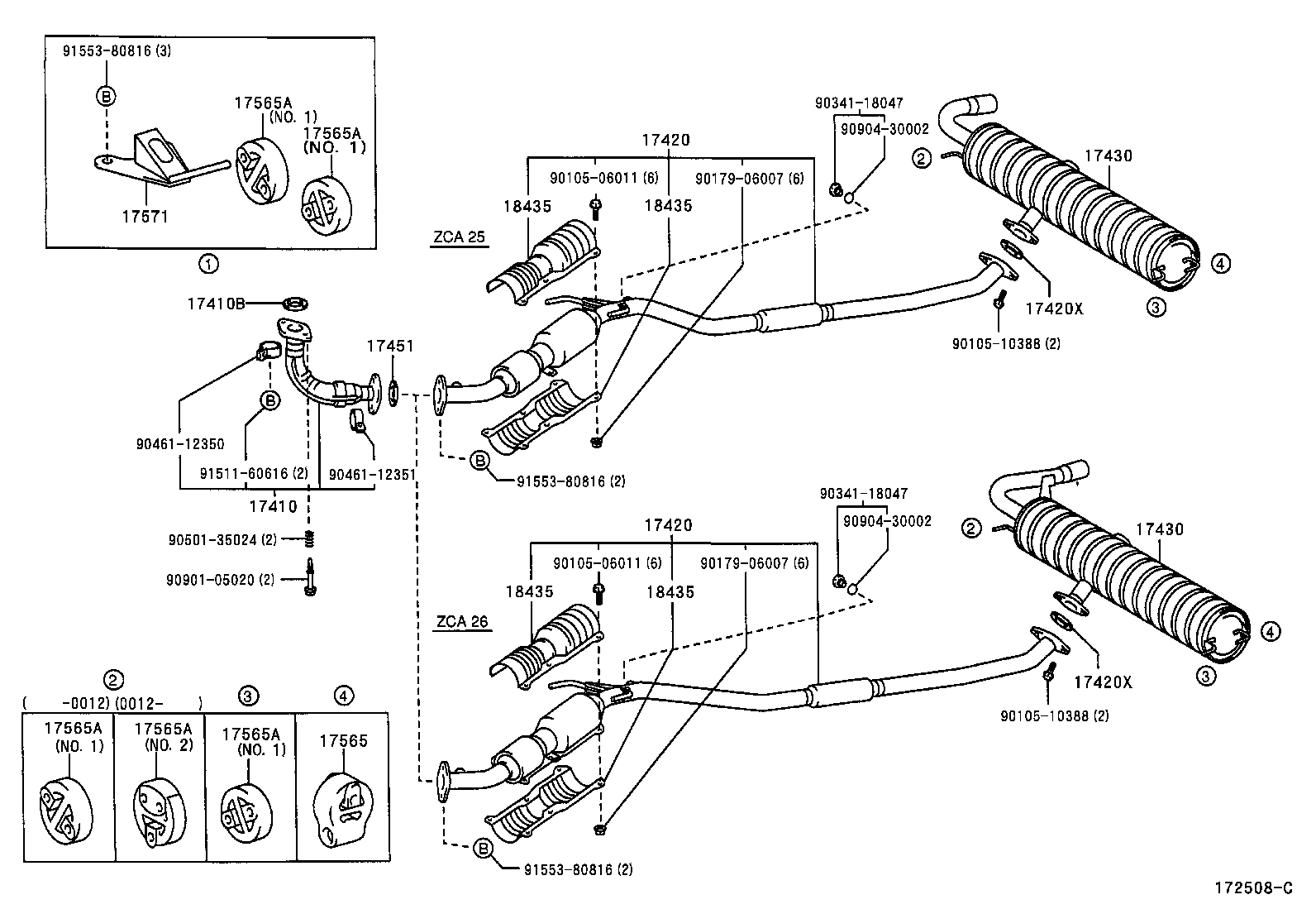 17430-28530 PIPE ASSY, EXHAUST, TAIL product image