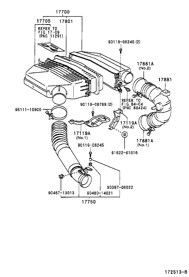 17700-28100 CLEANER ASSY, AIR product image