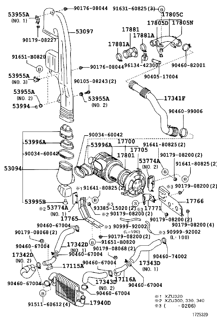 17360-78020 TUBE ASSY, AIR product image