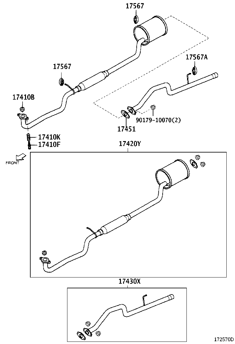 17152-87201 SPRING, EXHAUST PIPE product image