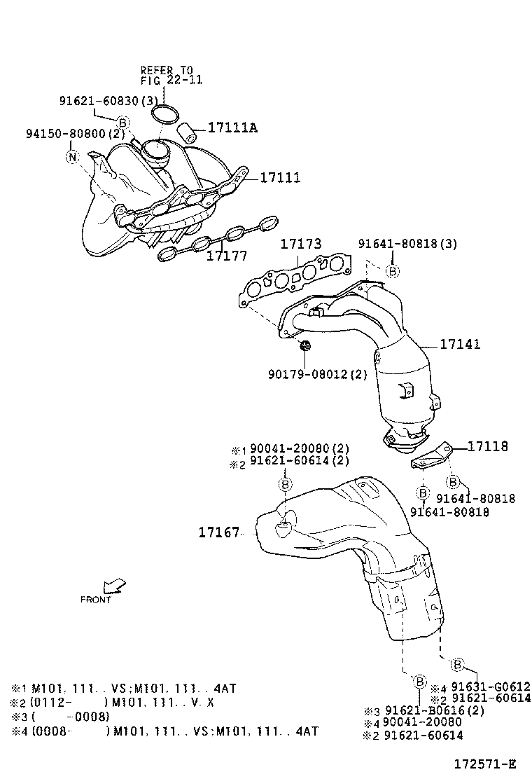 17120-97211 MANIFOLD, INTAKE product image