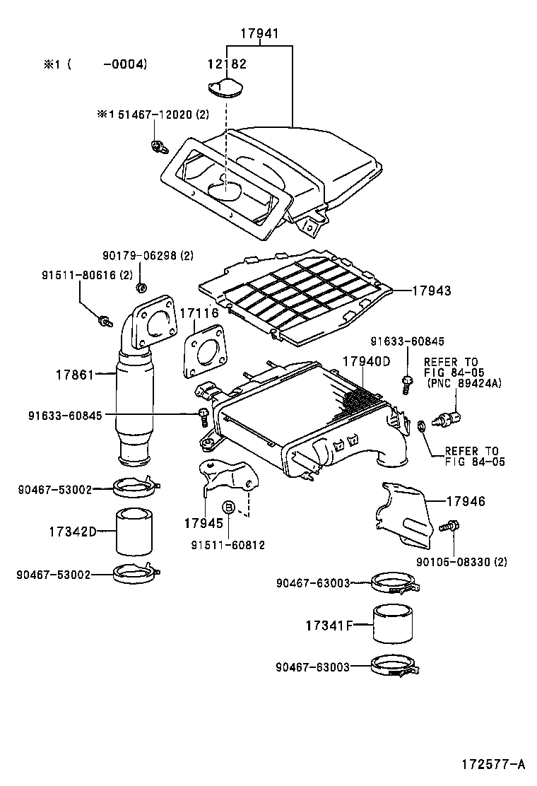 52812-26060 DUCT, COOL AIR INTAKE, NO.2 product image