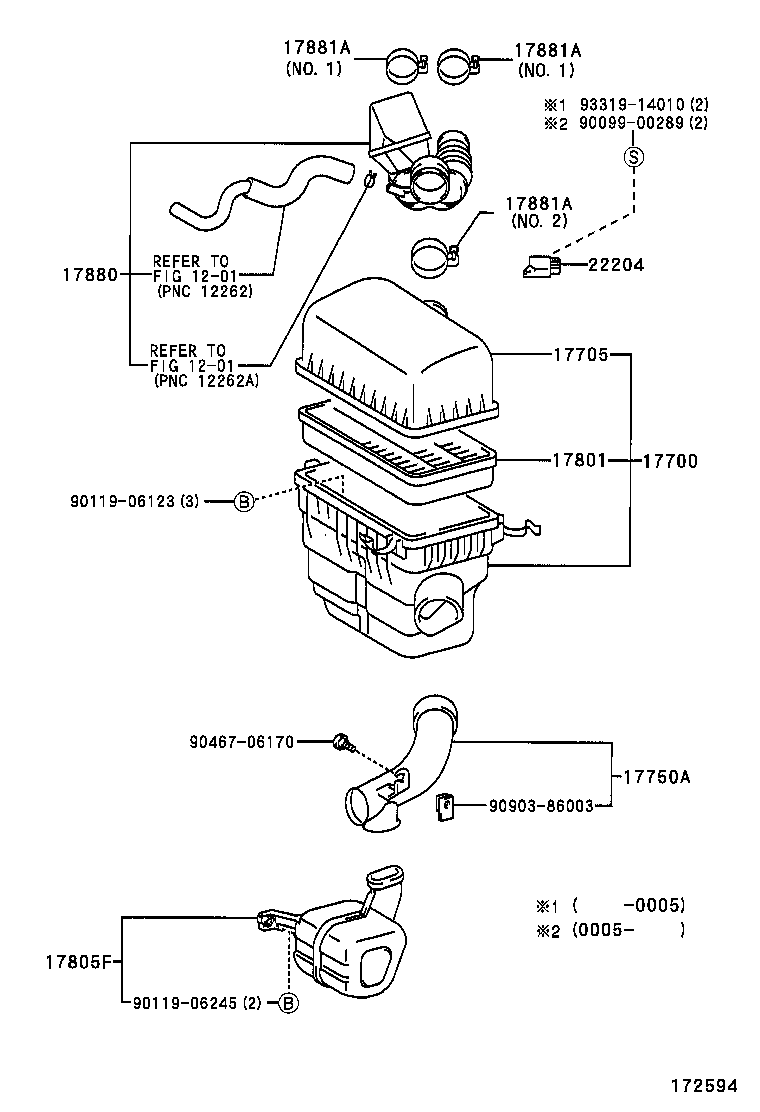 17705-28080 CAP SUB-ASSY, AIR CLEANER product image