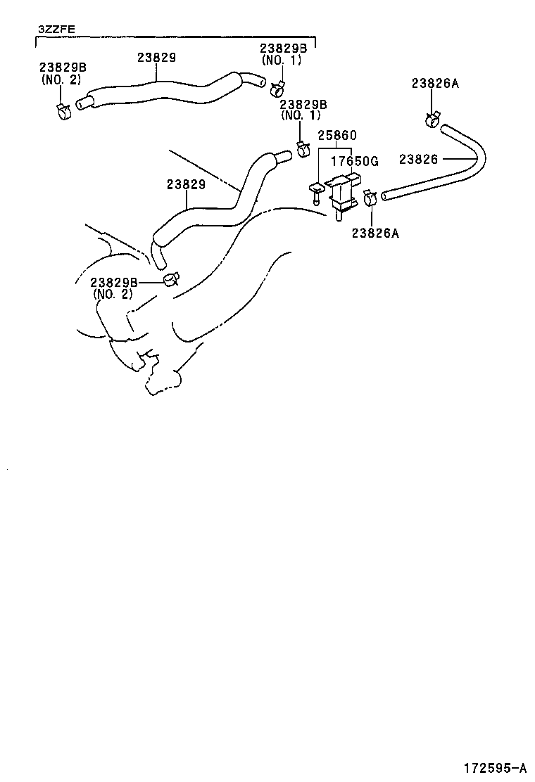 17341-74841 HOSE, AIR product image