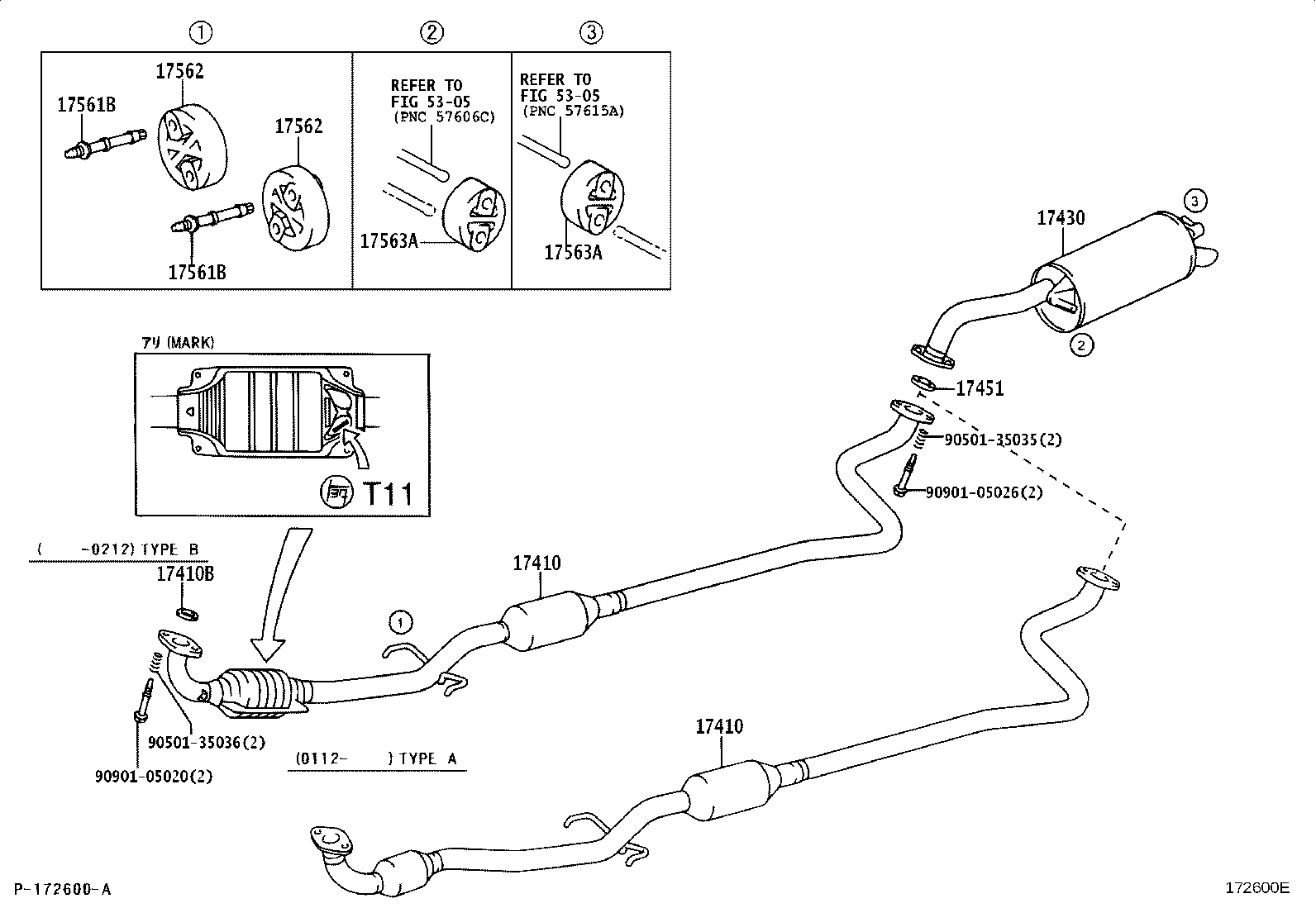 17430-21520 PIPE ASSY, EXHAUST, TAIL product image