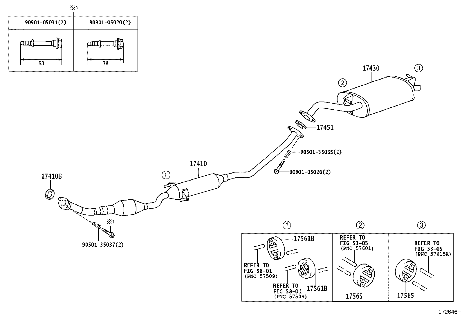 17430-21180 PIPE ASSY, EXHAUST, TAIL product image