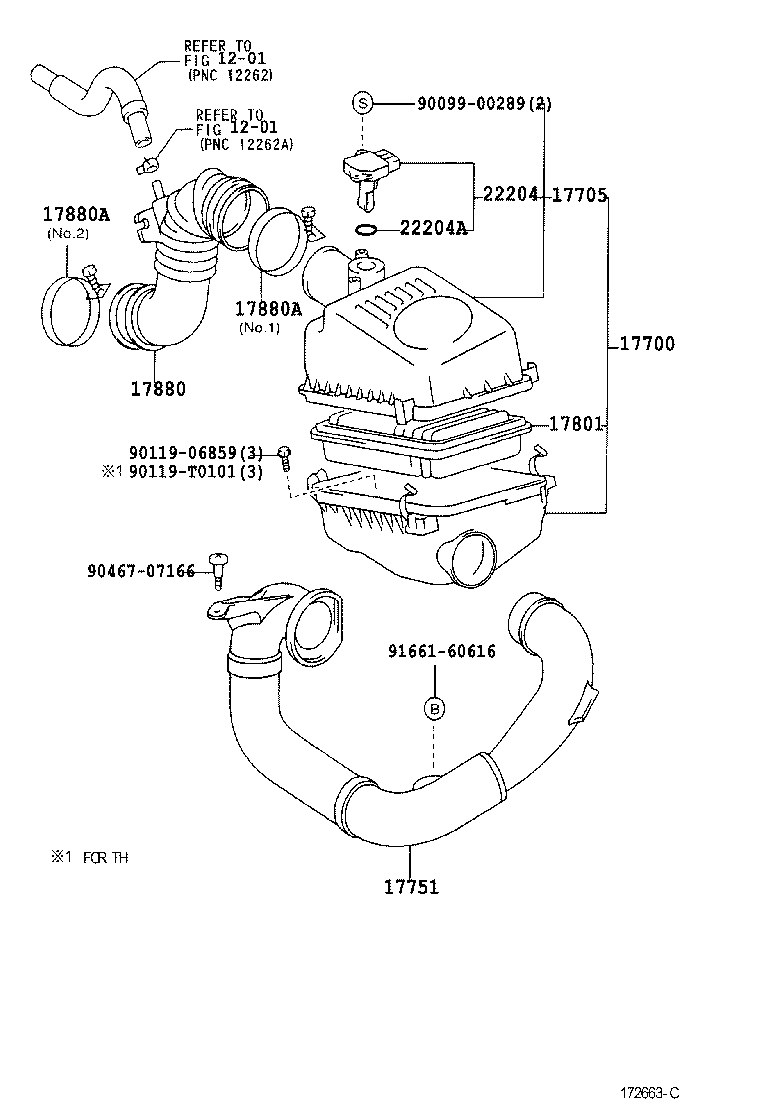 17700-0D130 CLEANER ASSY, AIR product image