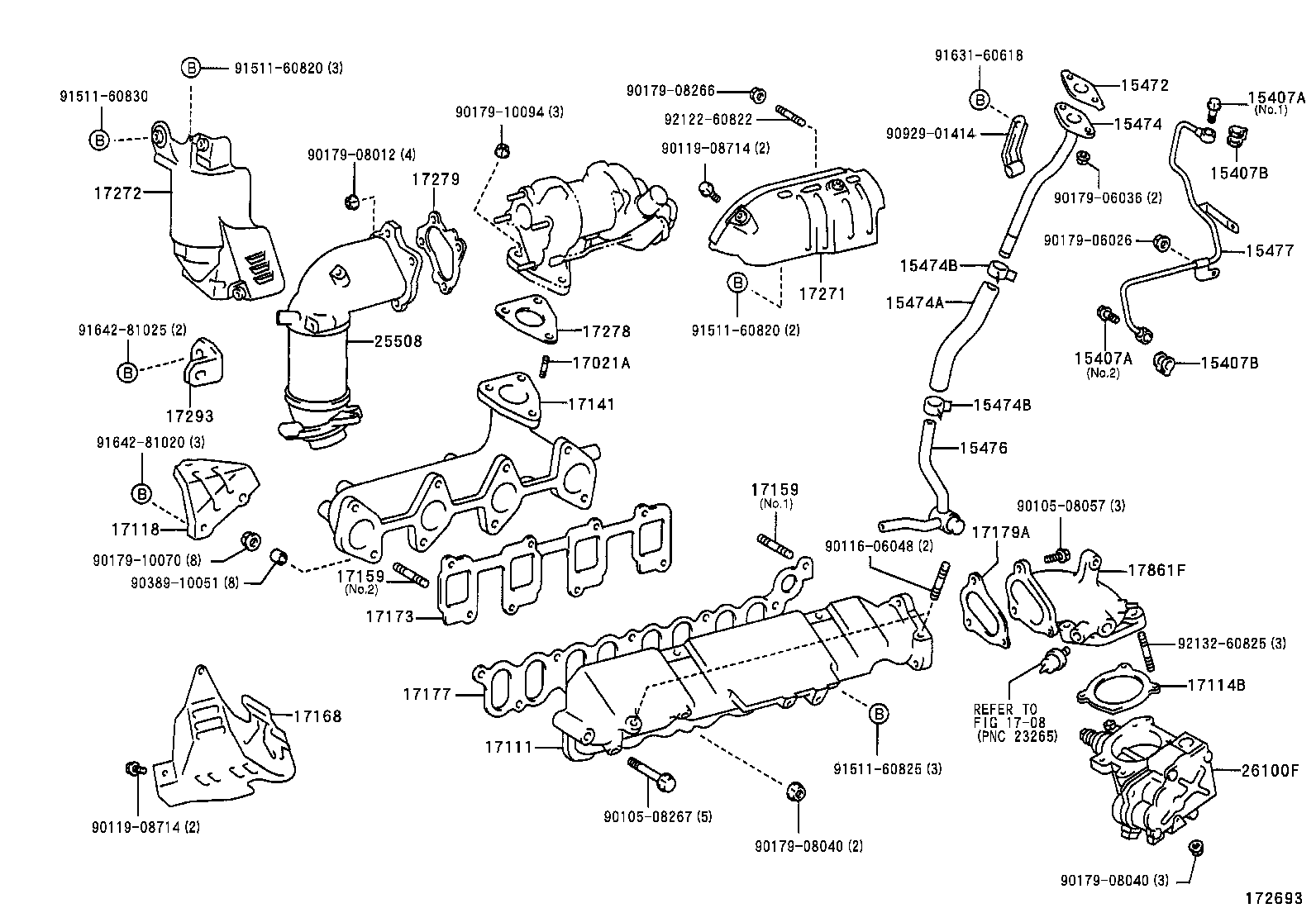 17101-02120 MANIFOLD, INTAKE product image