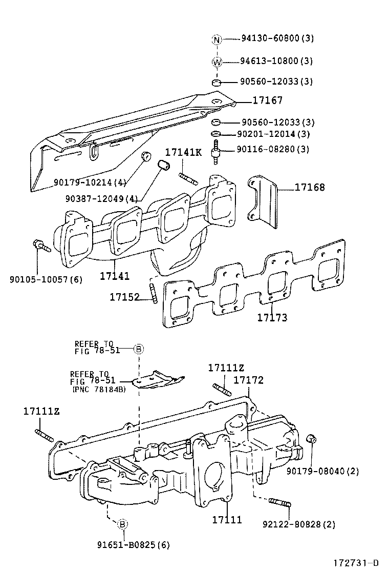 15407-78080 PIPE, TURBO OIL OUTLET product image