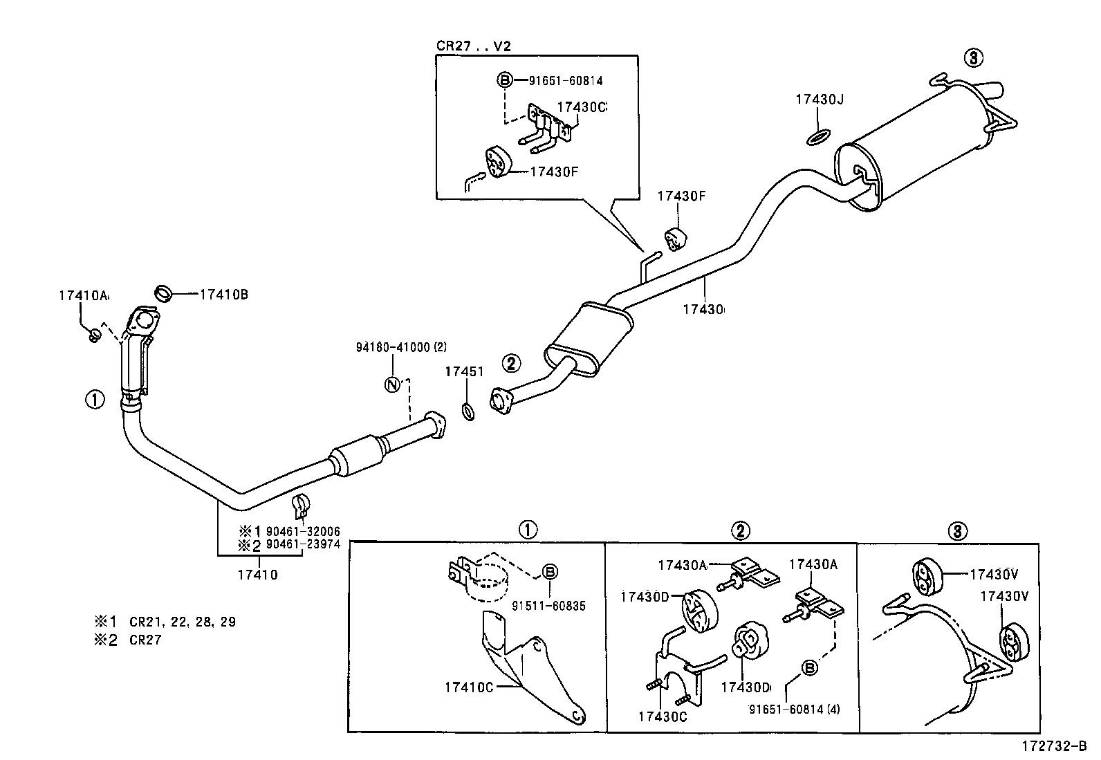 17405-13180 PIPE ASSY, EXHAUST, TAIL product image