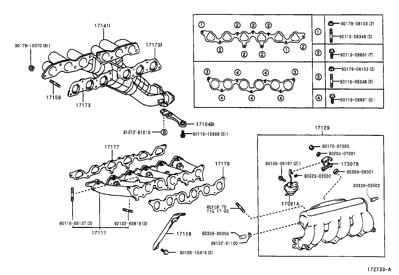 17118-46020 STAY, MANIFOLD product image
