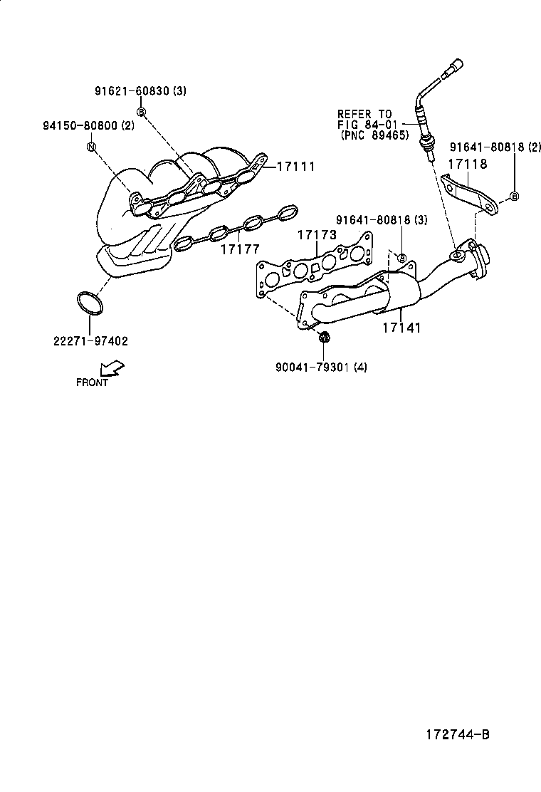 17111-97402 MANIFOLD, INTAKE product image