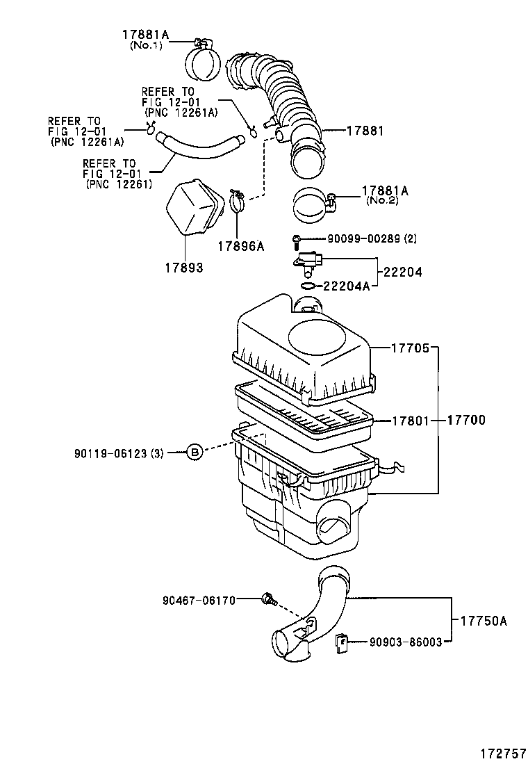 17705-28080 CAP SUB-ASSY, AIR CLEANER product image
