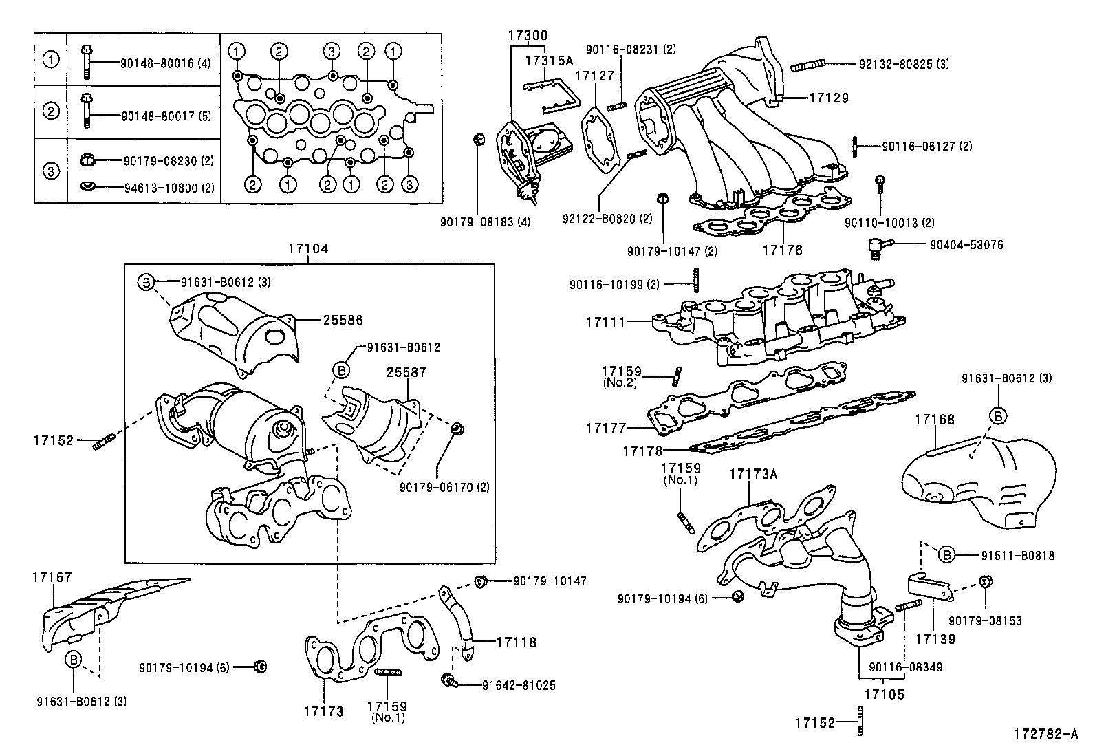 17117-28010 INSULATOR, INTAKE PIPE product image