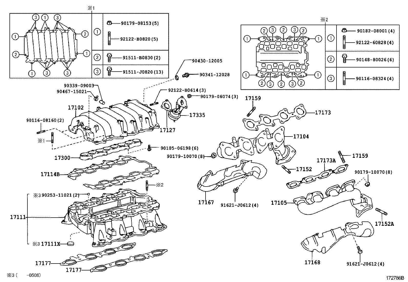 Toyota 17168-50140 INSULATOR, EXHAUST MANIFOLD HEAT, NO.2