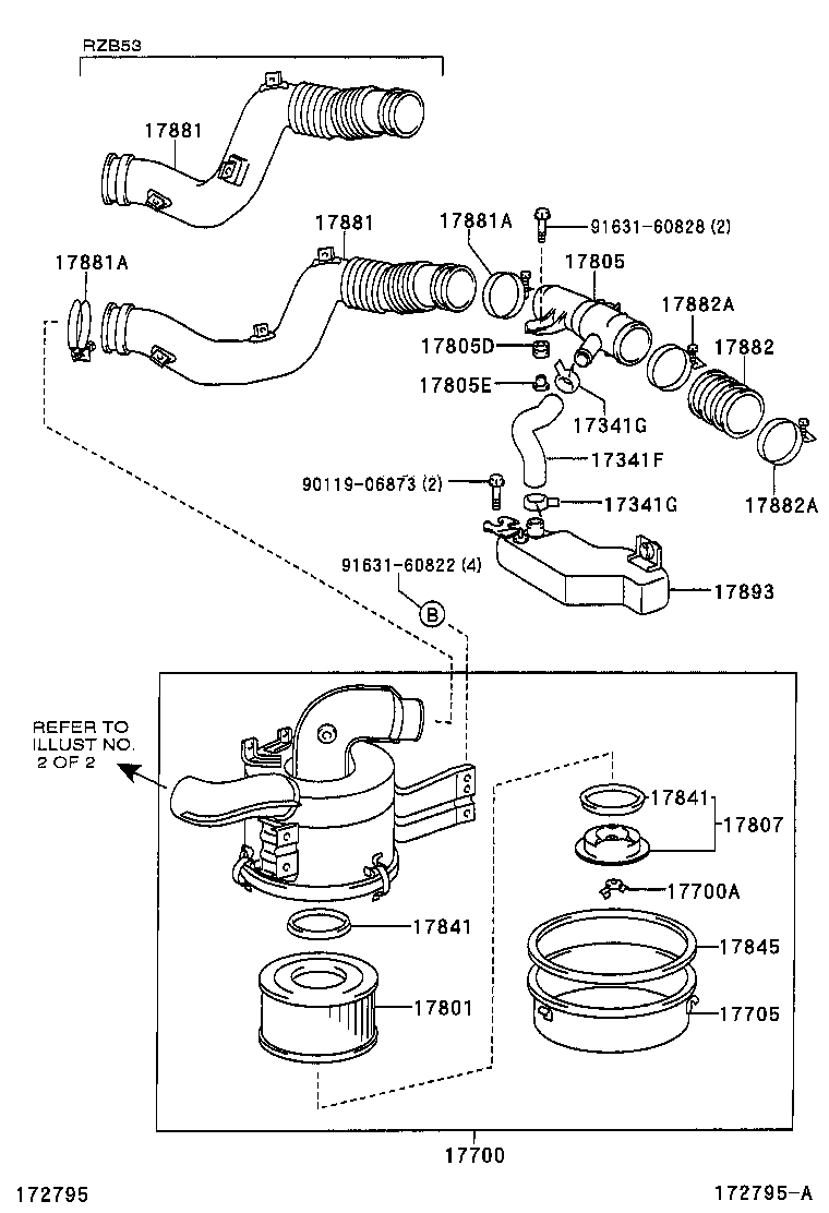 17030-78372 HOSE, AIR, NO.2 product image