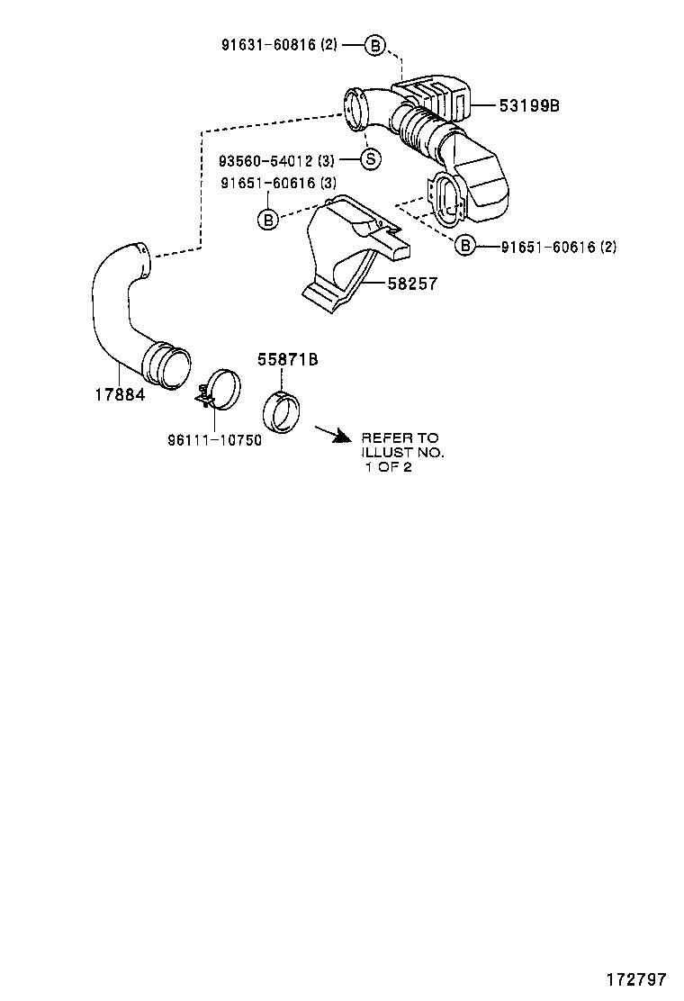 17030-78372 HOSE, AIR, NO.2 product image