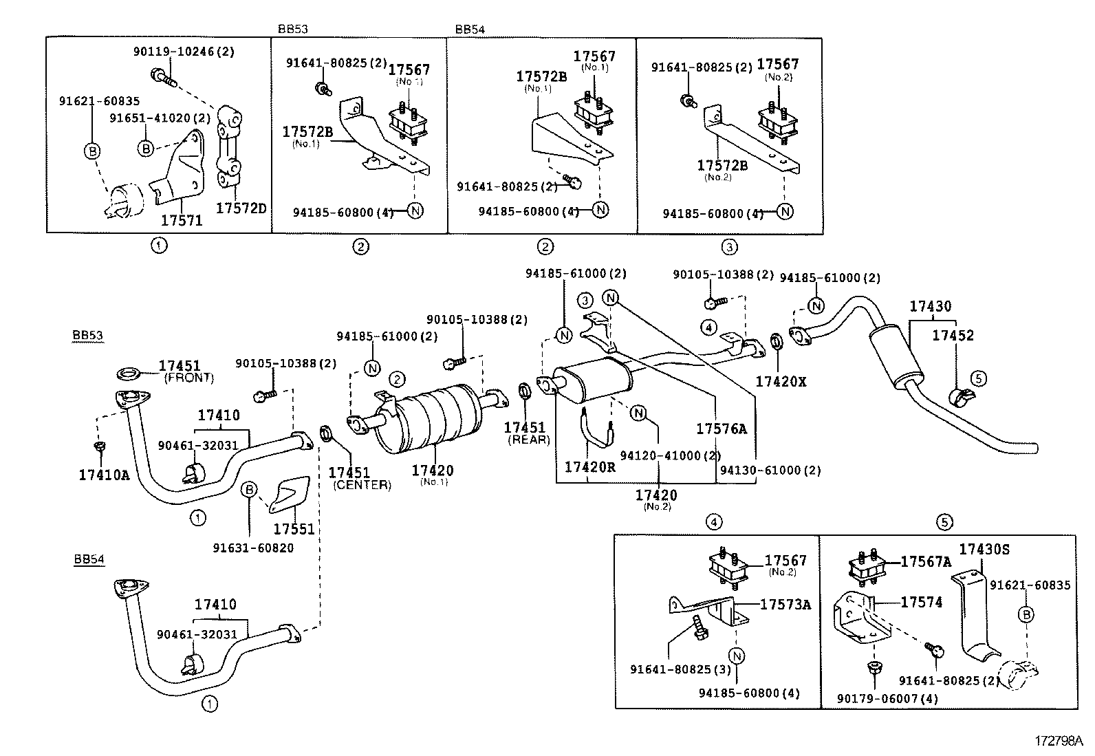 17430-58790 PIPE ASSY, EXHAUST, TAIL product image