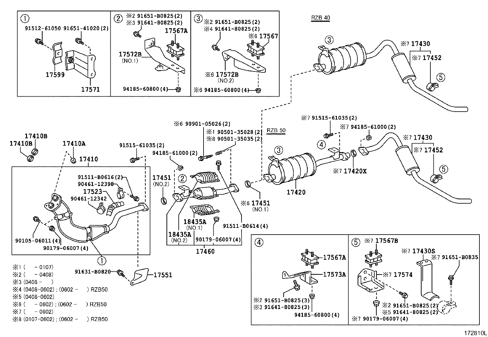 17405-75170 PIPE ASSY, EXHAUST, TAIL product image